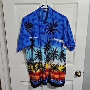 3 for $20 🌴 Happy Bay XL Tropical Hawaiian Button Down Shirt